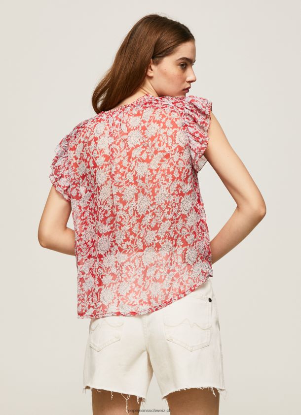 Bluse mit Blumendruck Frauen Pepe Jeans multi 84XH6T372