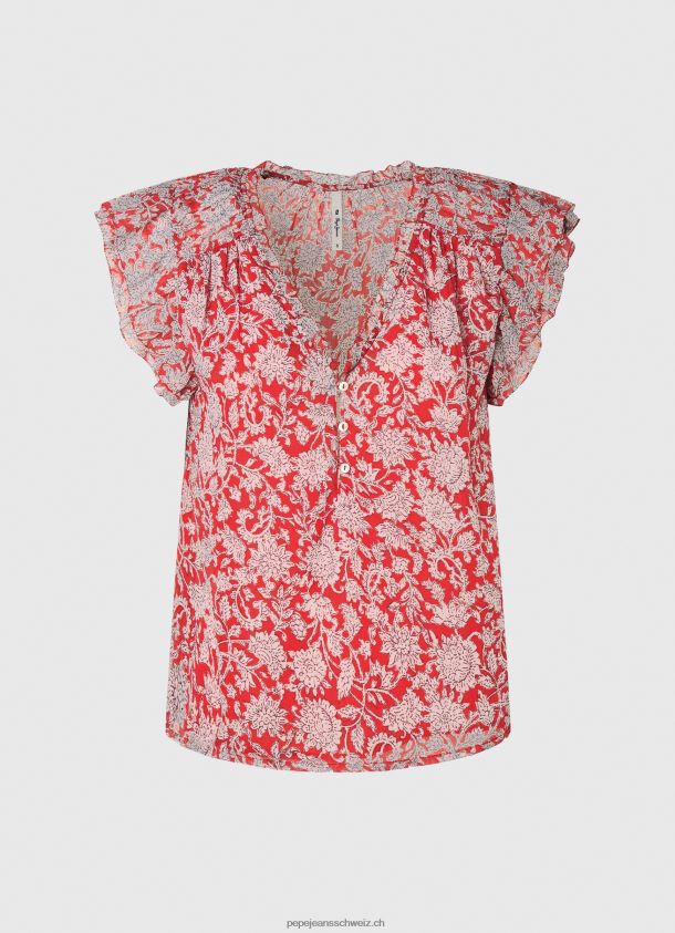 Bluse mit Blumendruck Frauen Pepe Jeans multi 84XH6T372
