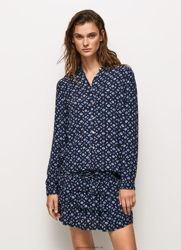 Bluse mit geometrischem Print Frauen Pepe Jeans multi 84XH6T357
