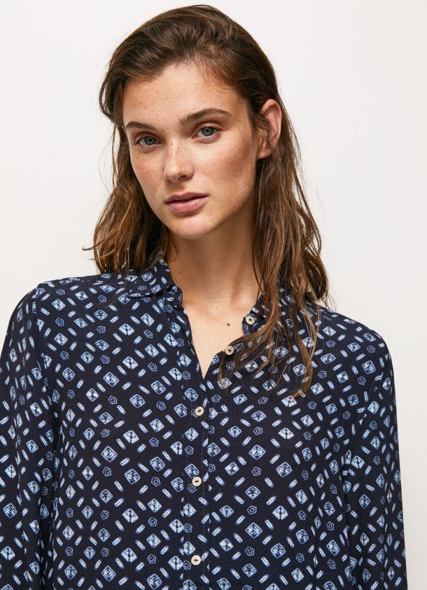 Bluse mit geometrischem Print Frauen Pepe Jeans multi 84XH6T357