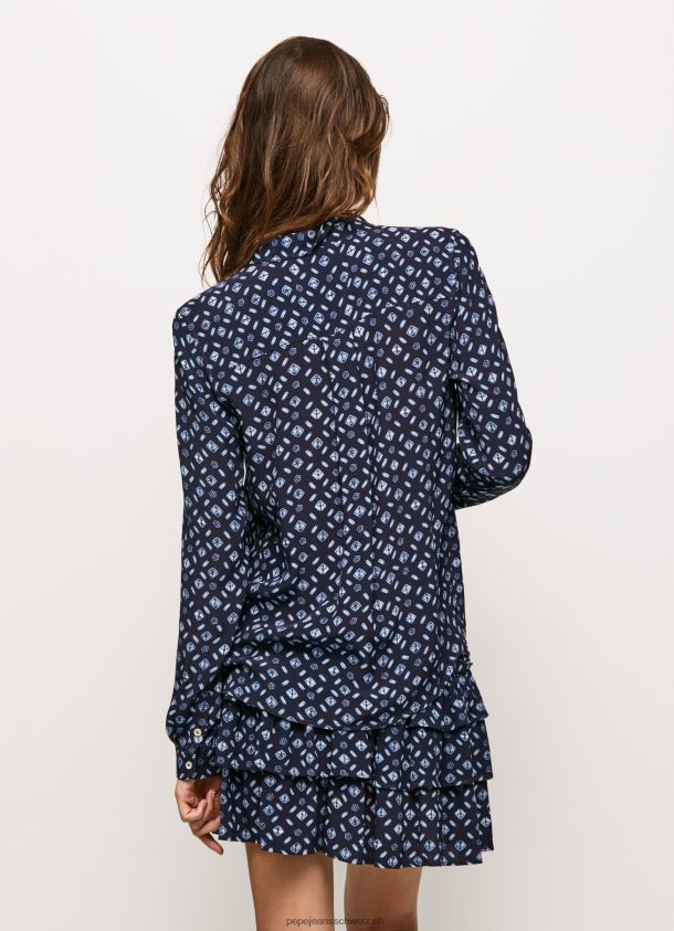 Bluse mit geometrischem Print Frauen Pepe Jeans multi 84XH6T357