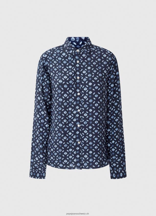 Bluse mit geometrischem Print Frauen Pepe Jeans multi 84XH6T357