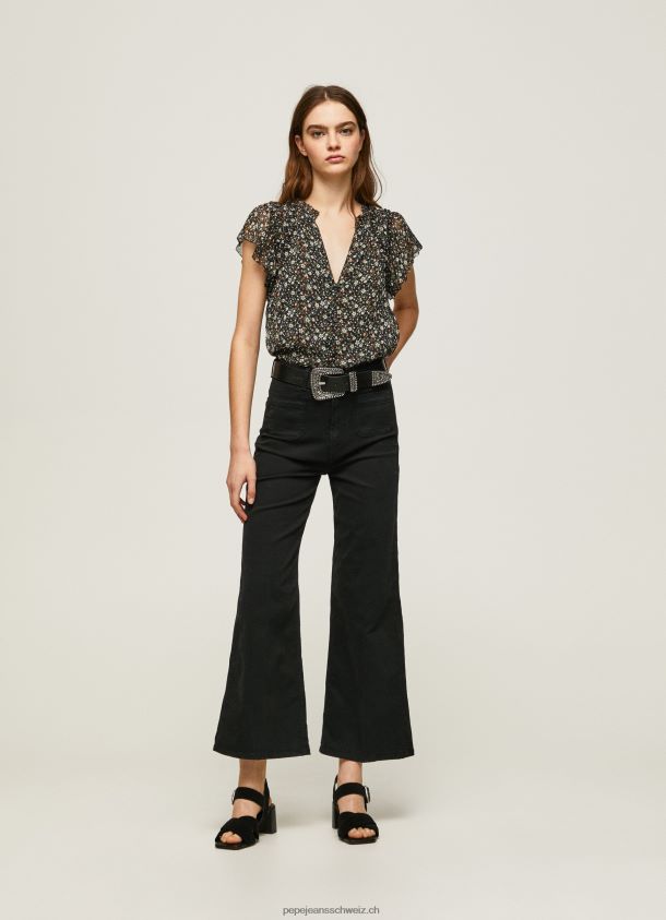 Chiffonbluse mit Blumendruck Frauen Pepe Jeans multi 84XH6T367