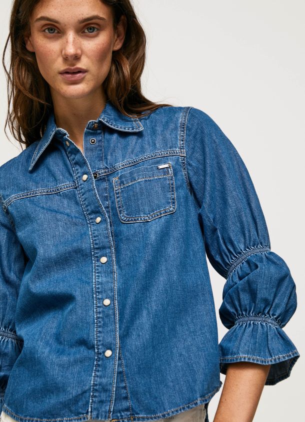Regular Fit Jeanshemd Frauen Pepe Jeans Denim 84XH6T96