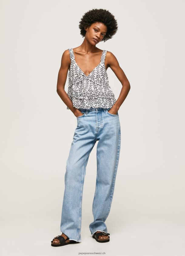 Tanktop mit Blumendruck Frauen Pepe Jeans multi 84XH6T334