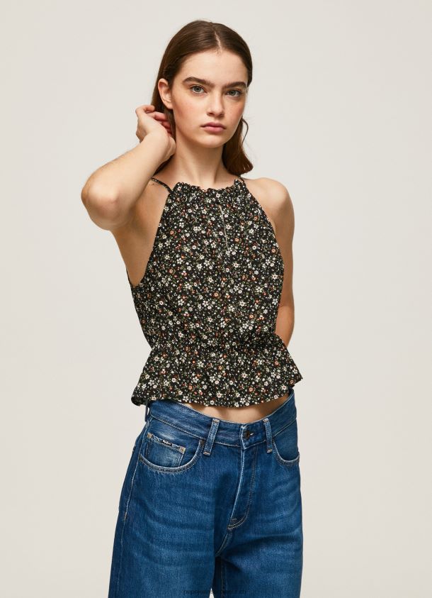 Tanktop mit Blumendruck Frauen Pepe Jeans multi 84XH6T366