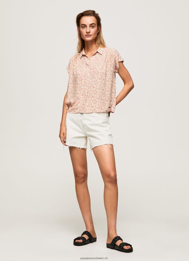 geblümtes Kurzarmhemd Frauen Pepe Jeans multi 84XH6T356
