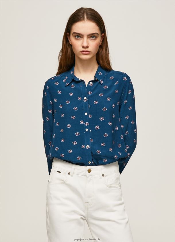 langärmliges Blumenhemd Frauen Pepe Jeans multi 84XH6T371
