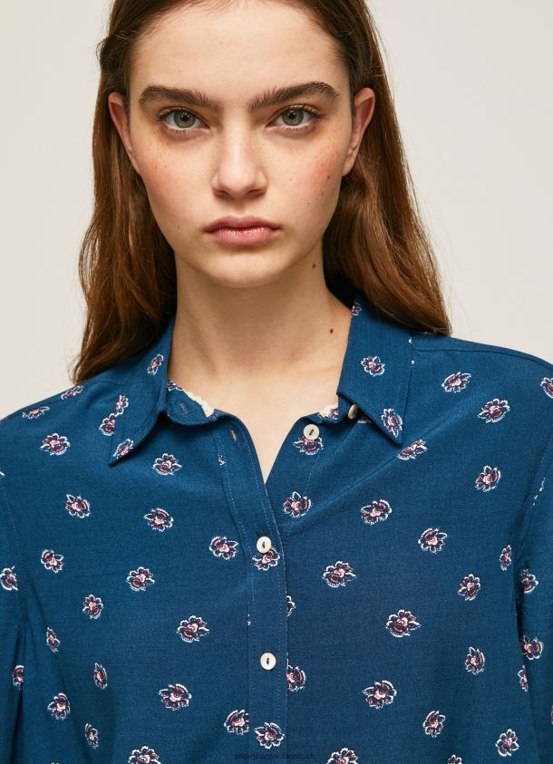 langärmliges Blumenhemd Frauen Pepe Jeans multi 84XH6T371