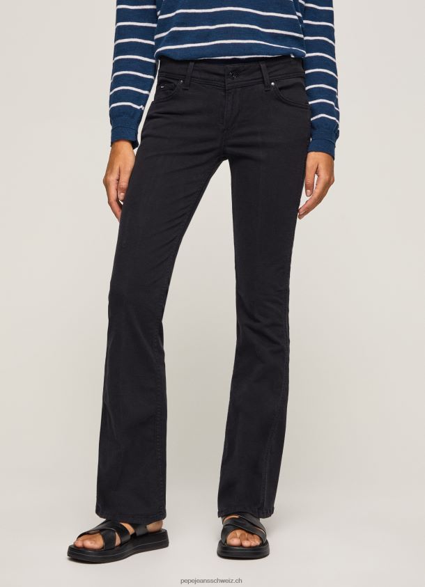 Flare schmale Hose Frauen Pepe Jeans Schwarz 84XH6T294