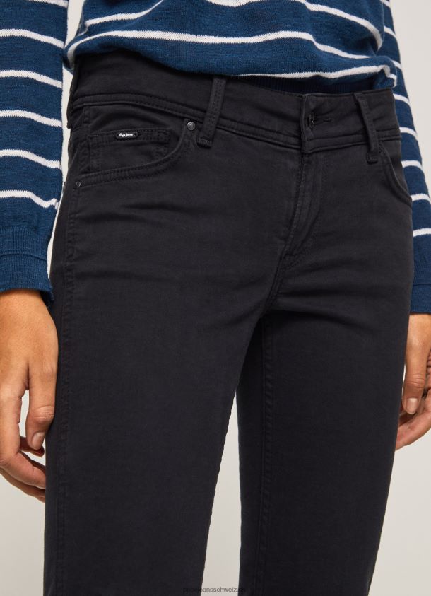 Flare schmale Hose Frauen Pepe Jeans Schwarz 84XH6T294