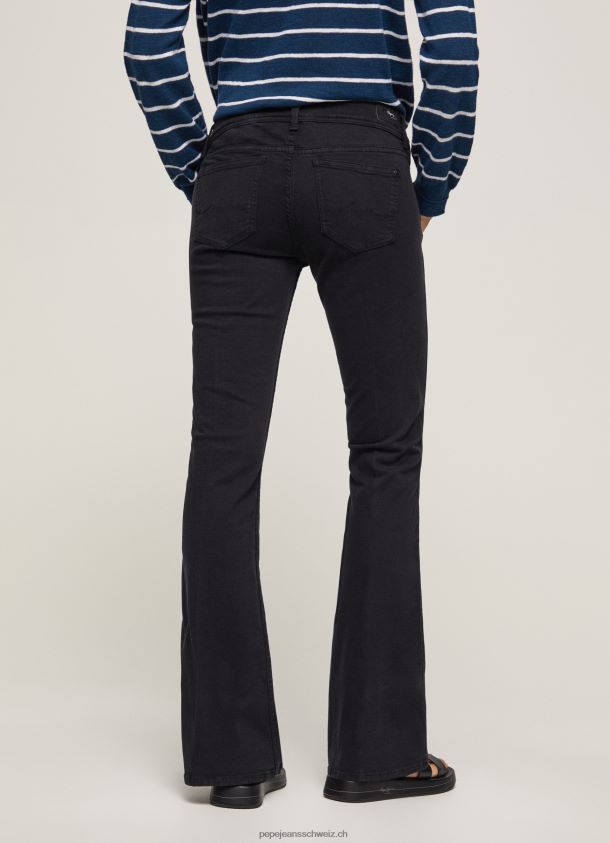 Flare schmale Hose Frauen Pepe Jeans Schwarz 84XH6T294