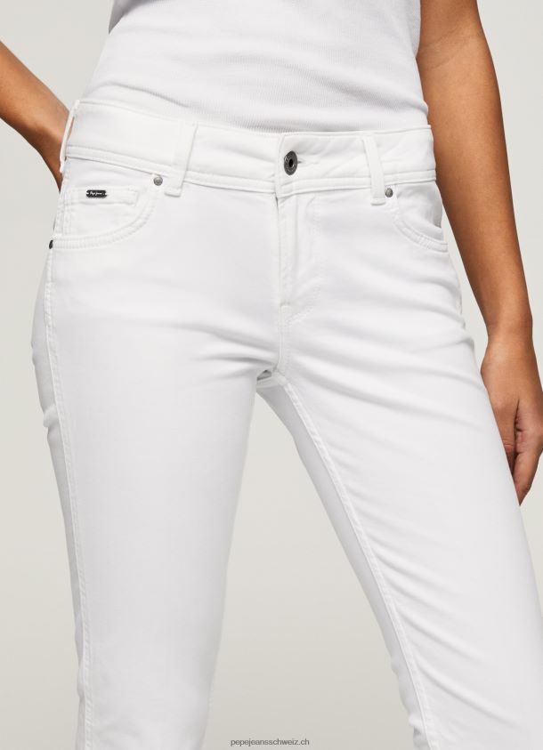 Flare schmale Hose Frauen Pepe Jeans Weiss 84XH6T310