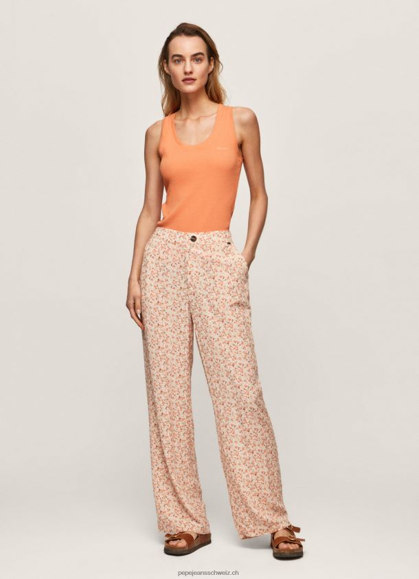 Gerade Hose mit Blumendruck Frauen Pepe Jeans multi 84XH6T314