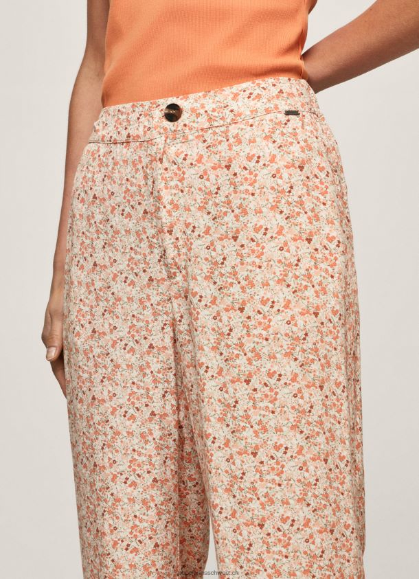 Gerade Hose mit Blumendruck Frauen Pepe Jeans multi 84XH6T314