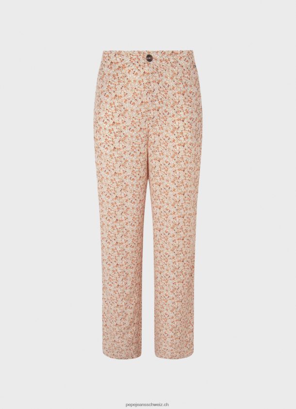 Gerade Hose mit Blumendruck Frauen Pepe Jeans multi 84XH6T314