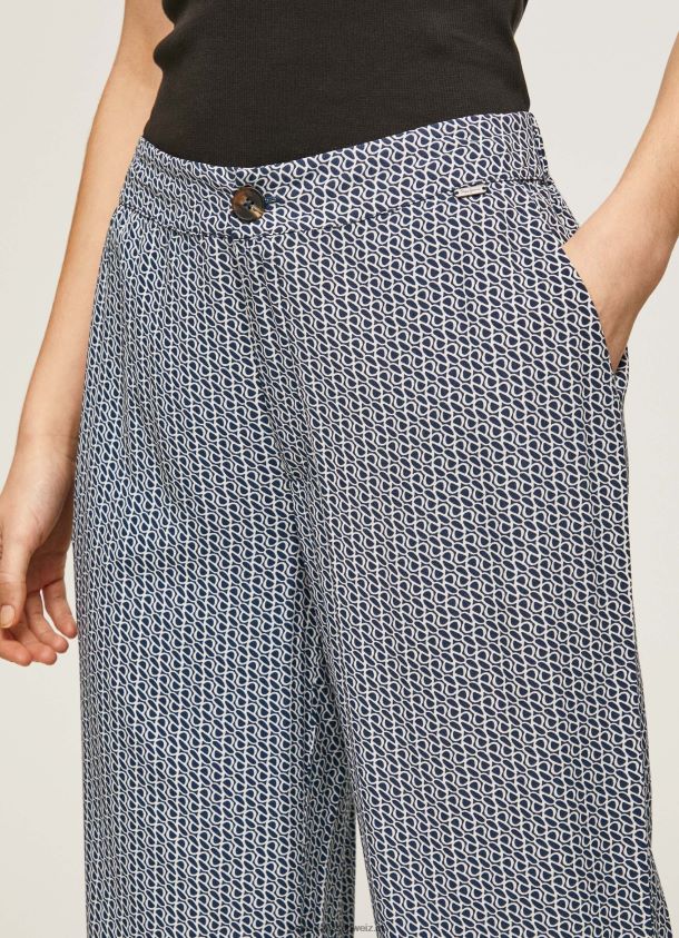 Hose mit Allover-Logo-Print Frauen Pepe Jeans multi 84XH6T307