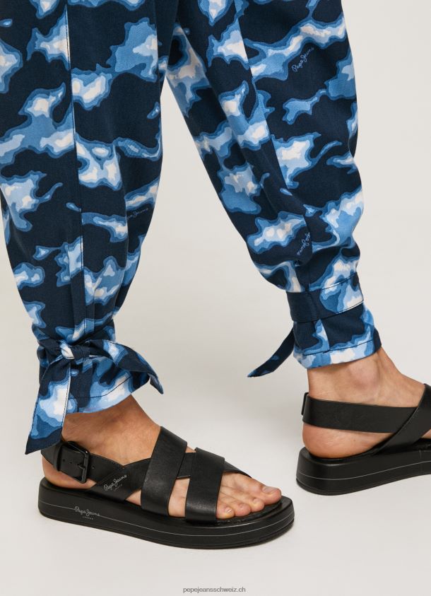 Hose mit Camouflage-Print Frauen Pepe Jeans multi 84XH6T305