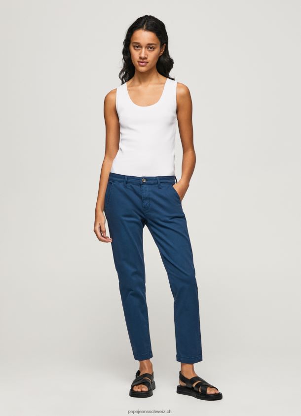 Maura normale Chinohose Frauen Pepe Jeans Ozean 84XH6T309