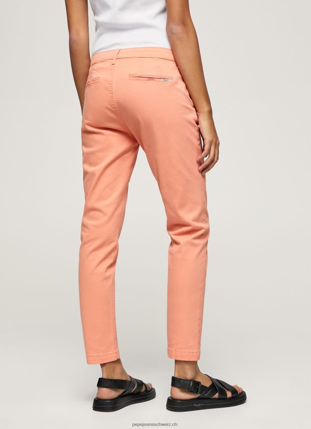 Maura normale Chinohose Frauen Pepe Jeans Pfirsich 84XH6T308