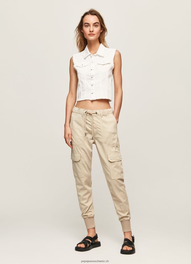 New Crusade Cargo Jogger Frauen Pepe Jeans Stein 84XH6T318