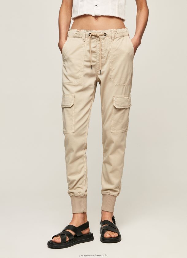 New Crusade Cargo Jogger Frauen Pepe Jeans Stein 84XH6T318