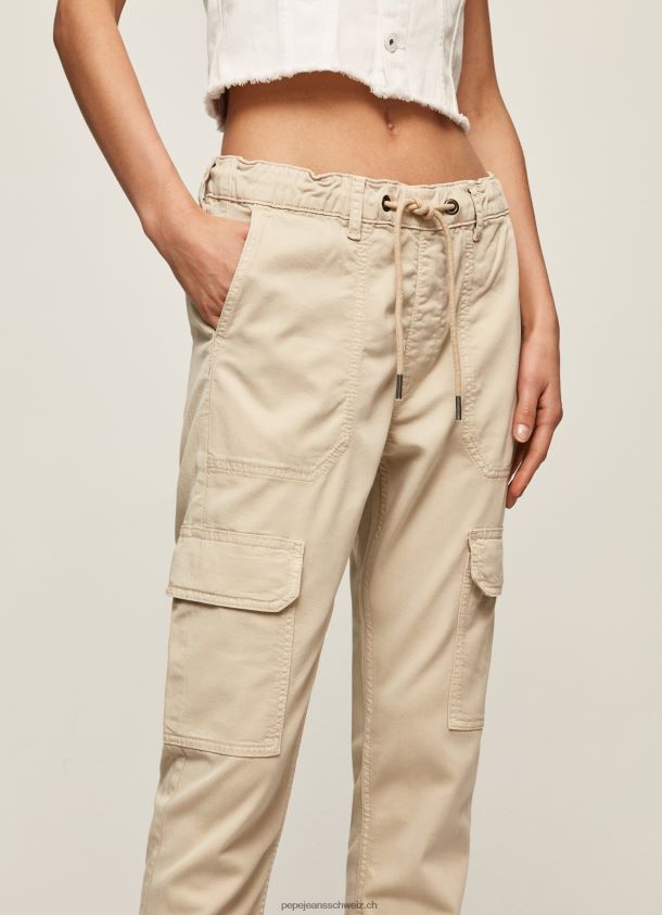 New Crusade Cargo Jogger Frauen Pepe Jeans Stein 84XH6T318