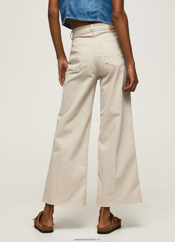 ausgestellte Baumwollhose Frauen Pepe Jeans Stein 84XH6T312