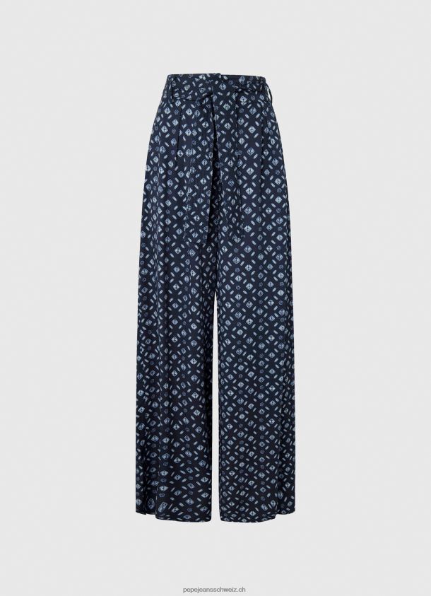 bedruckte weite Hose Frauen Pepe Jeans multi 84XH6T300