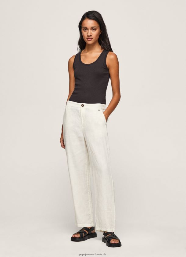 gerade Hose aus fließendem Stoff Frauen Pepe Jeans Mousse 84XH6T311