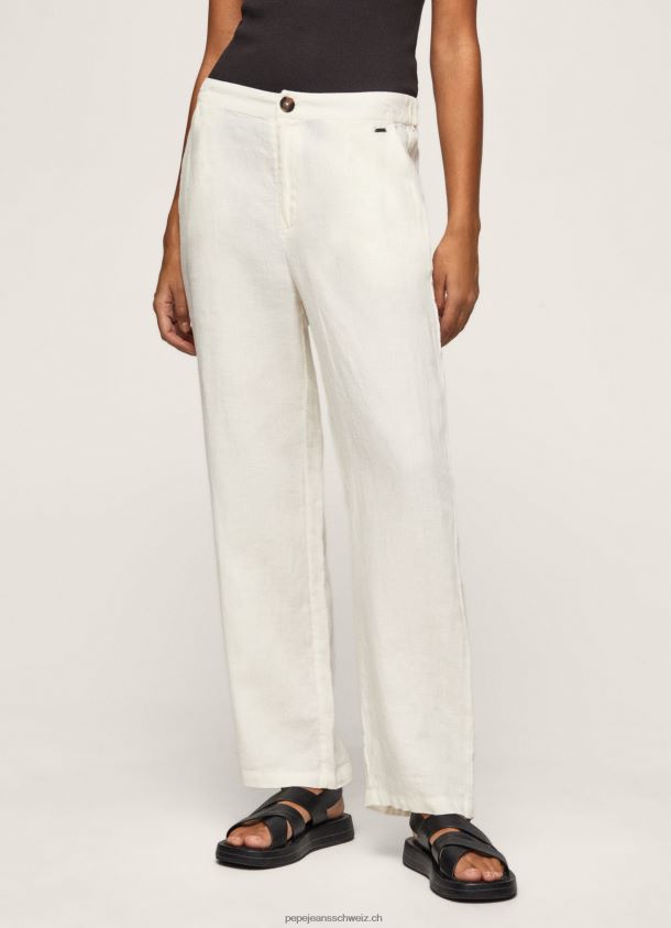 gerade Hose aus fließendem Stoff Frauen Pepe Jeans Mousse 84XH6T311