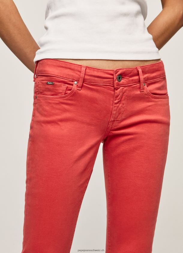 klassische Skinny-Hose Frauen Pepe Jeans studiorot 84XH6T315