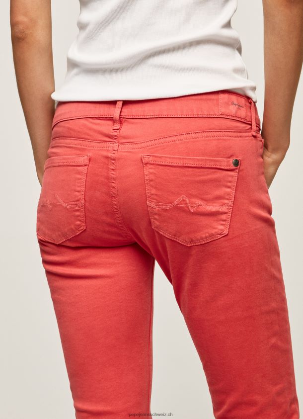 klassische Skinny-Hose Frauen Pepe Jeans studiorot 84XH6T315