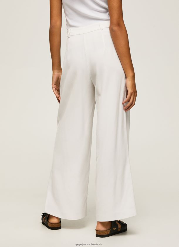 weite Bundfaltenhose Frauen Pepe Jeans Weiss 84XH6T288