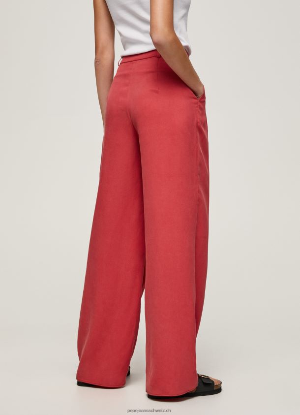 weite Bundfaltenhose Frauen Pepe Jeans studiorot 84XH6T289