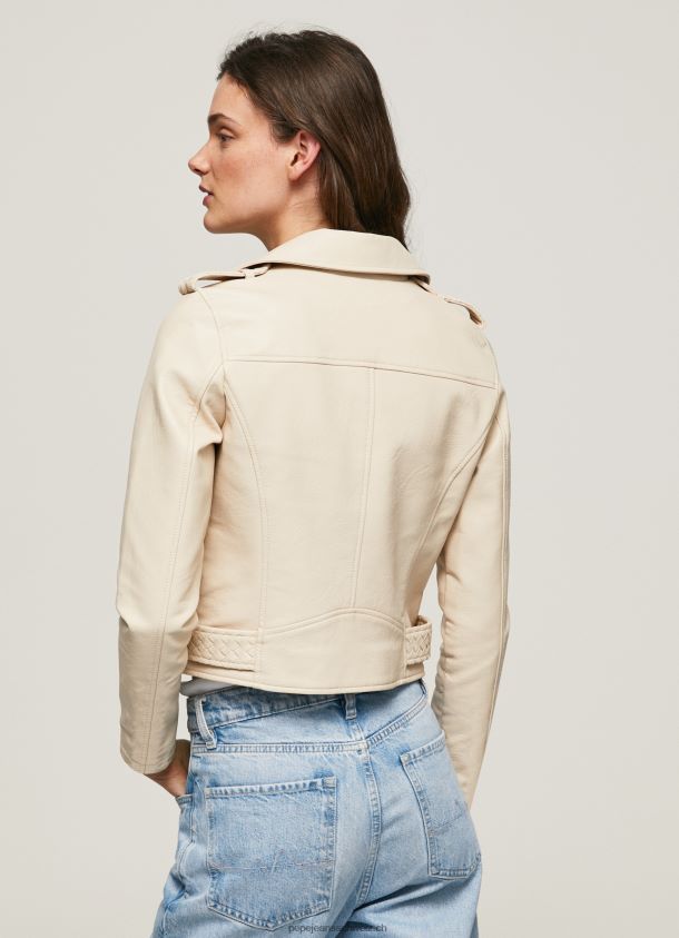 Bikerjacke mit Schulterklappen Frauen Pepe Jeans aus Spitze 84XH6T115