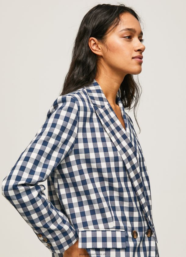 Blazer mit Ginghy-Karomuster Frauen Pepe Jeans multi 84XH6T136