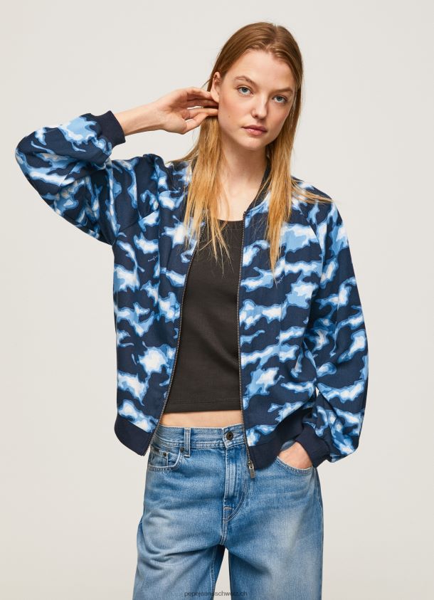 Camouflage-Bomberjacke Frauen Pepe Jeans multi 84XH6T126