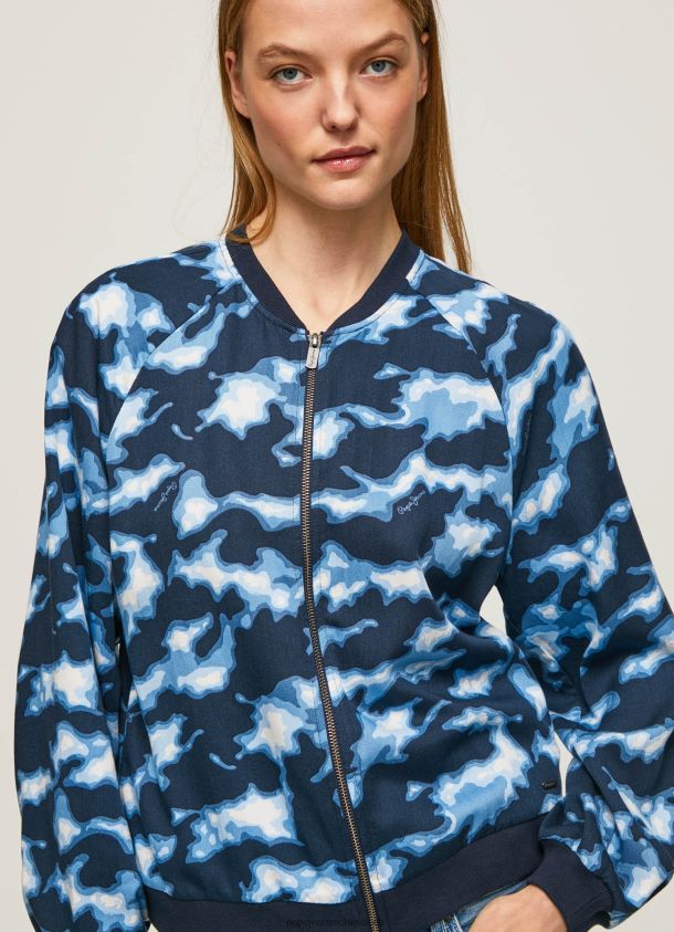 Camouflage-Bomberjacke Frauen Pepe Jeans multi 84XH6T126