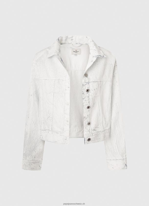 Jeansjacke mit Cracking-Effekt Frauen Pepe Jeans Denim 84XH6T95
