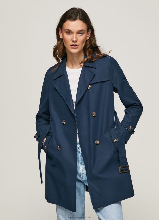 Klassischer Trenchcoat aus Twill Frauen Pepe Jeans dulwich 84XH6T107
