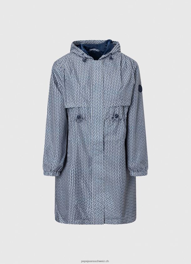 Leichter Parka mit durchgehendem Logo Frauen Pepe Jeans multi 84XH6T137