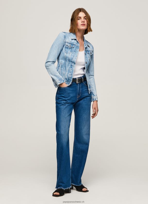 Schmal geschnittene Jeansjacke Frauen Pepe Jeans Denim 84XH6T102