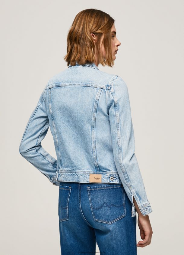 Schmal geschnittene Jeansjacke Frauen Pepe Jeans Denim 84XH6T102