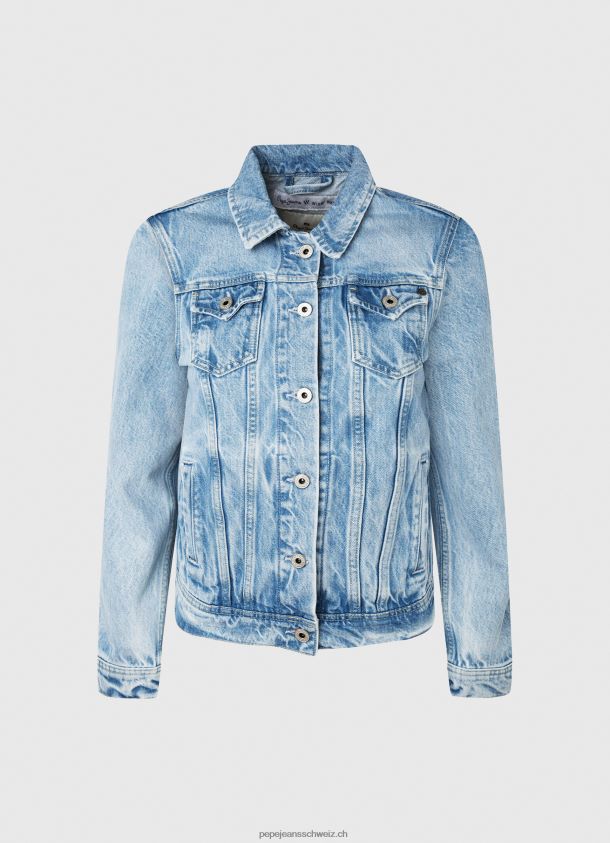Schmal geschnittene Jeansjacke Frauen Pepe Jeans Denim 84XH6T102