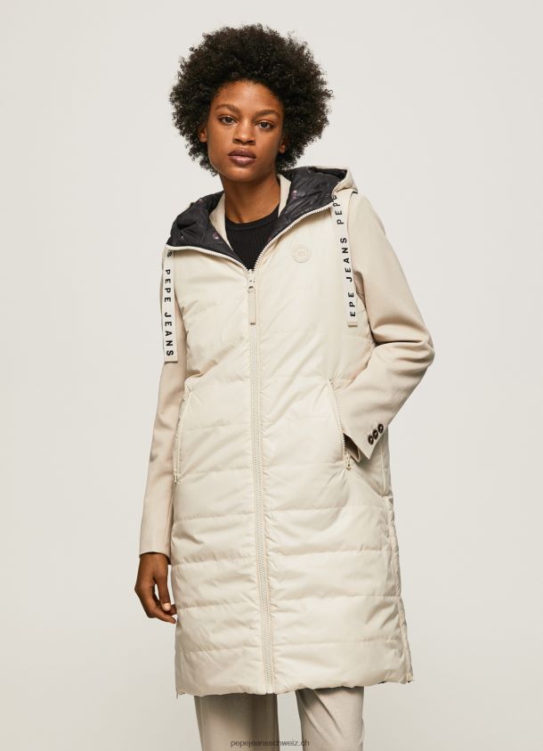 Wendbare wattierte Weste Frauen Pepe Jeans multi 84XH6T122