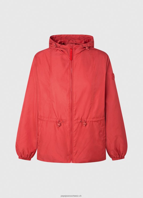 Windjacke mit Kapuze Frauen Pepe Jeans studiorot 84XH6T129