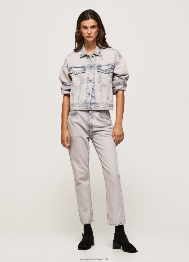 übergroße Jeansjacke Frauen Pepe Jeans Denim 84XH6T125