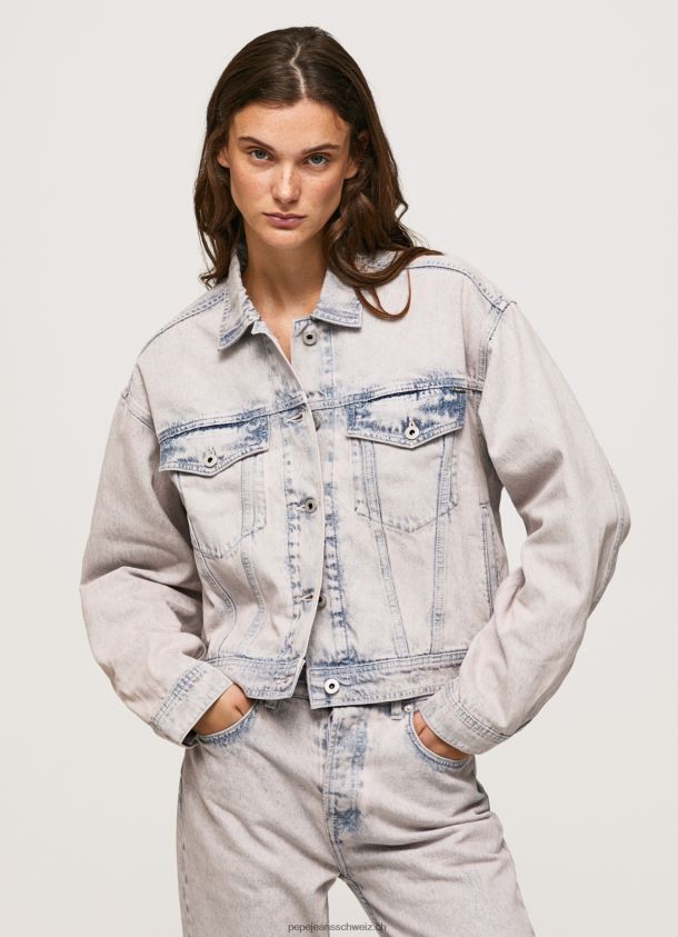 übergroße Jeansjacke Frauen Pepe Jeans Denim 84XH6T125
