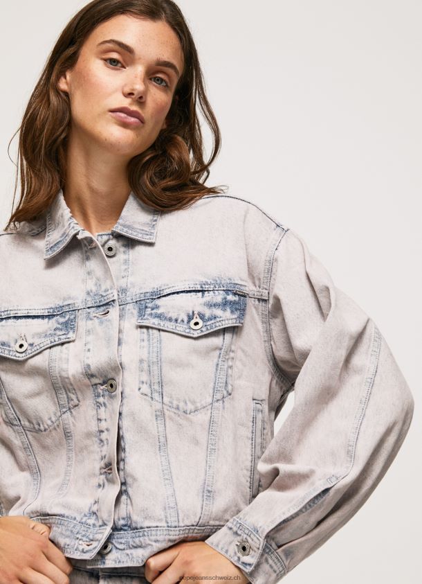 übergroße Jeansjacke Frauen Pepe Jeans Denim 84XH6T125